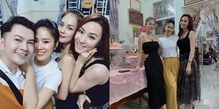 Sao Việt về tận Trà Vinh dự sinh nhật của Lê Phương và bé Bông