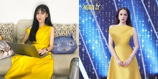 Lynk Lee "đụng hàng" Hương Giang váy vàng: Ai xuất sắc hơn ai?