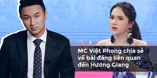 Nam MC gọi Hương Giang là "nam nhân chuyển giới" lên tiếng phân trần