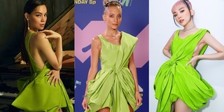 Minh tinh Hollywood diện váy "đụng" 9 sao Việt lên thảm đỏ VMAs 2020