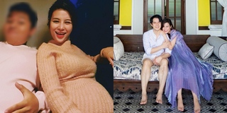 Đông Nhi bụng đã vượt mặt ở những tháng cuối thai kỳ