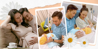 Đàm Thu Trang khoe ảnh Cường Đôla chơi đùa với con gái vừa chào đời