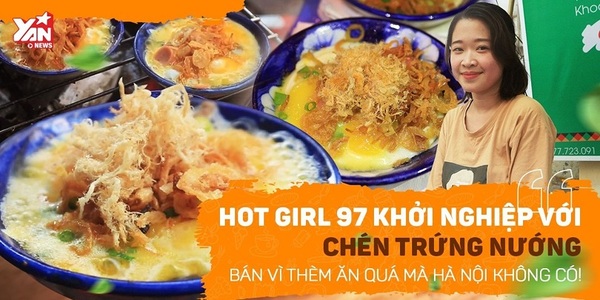 Trứng chén nướng món ăn vặt thu hút giới trẻ Hà Thành