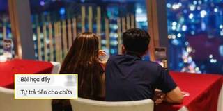 Tỏ tình bất thành, chàng trai bỏ rơi cô gái giữa nhà hàng
