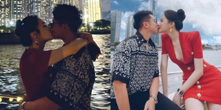 Fan giục cưới khi Hương Giang khoe ảnh hôn Matt Liu trên du thuyền