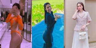 Sao Việt mặc gì hôm nay (12/9): Ngọc Trinh diện bikini cam khoe vòng 3