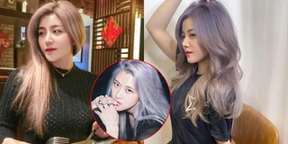 Em gái Ông Cao Thắng đổi tóc tím, CĐM trầm trồ vì giống hệt Rosé