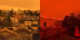 Bầu trời California giống như đang ở một hành tinh khác sau cháy rừng