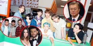 Tổng thống Hàn và dàn sao Hollywood chúc mừng BTS đạt top 1 Billboard