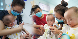 Trúc Nhi và Diệu Nhi được tiêm chủng, chuẩn bị xuất viện trở về nhà