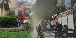 Hà Nội: Cháy lớn tại quán karaoke đường Hoàng Quốc Việt