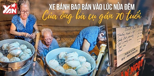 Xe bánh bao xá xíu lúc nửa đêm của cặp vợ chồng người Hoa tại Sài Gòn