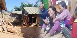 Nhà cửa sập đổ, người dân khóc nghẹn nhìn gia tài bị đất đá vùi lấp