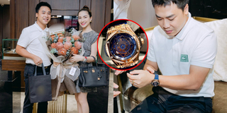Hòa Minzy "tậu" đồng hồ 350 triệu tặng chồng đại gia