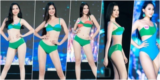 “Bỏng mắt” với phần trình diễn bikini của Top 40 Hoa hậu Việt Nam 2020