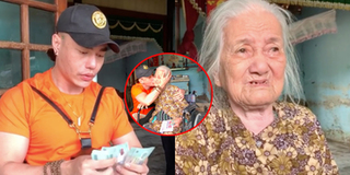 Lê Dương Bảo Lâm gửi 15 triệu khi thấy nhà cụ bà tan nát sau mùa lũ