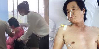 Cha Bảy Tòng của Ngọc Trinh nhập viện thực hiện ca phẫu thuật