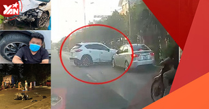 Nam thanh niên say rượu gây tai nạn không có bằng lái
