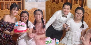 Thảo Trang và chồng mới làm sinh nhật cho con gái Thanh Bình