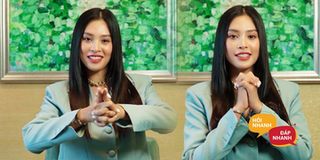 Trần Tiểu Vy than "Hỏi Nhanh Đáp Nhanh" còn khó hơn phần thi ứng xử