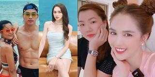 Sao Việt mặc gì hôm nay (2/10): Nam Thư diện bikini bên Thuận Nguyễn
