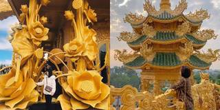 Chùa Phúc Lâm "dát vàng" đẹp tựa Thái Lan thu nhỏ ngay tại Hưng Yên