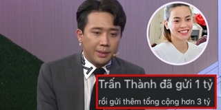 Trấn Thành âm thầm quyên góp hơn 3 tỷ đồng cho miền Trung