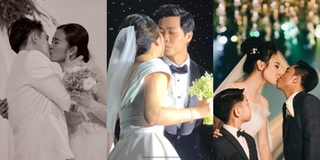 Công Phượng cùng các sao Việt với loạt nụ hôn đặc biệt ở lễ cưới