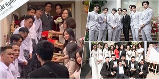 Dàn phù rể đẹp ngất, toàn hot boy trong đám cưới sao Việt