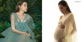 Hồ Ngọc Hà đỉnh nhất trong việc diện đầm xuyên thấu khoe bầu