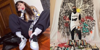 HyunA tạo dáng cực ngầu cùng siêu phẩm giày của G-Dragon