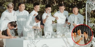 Loạt tuyển thủ quốc gia “xả ảnh” đám cưới Công Phượng - Viên Minh