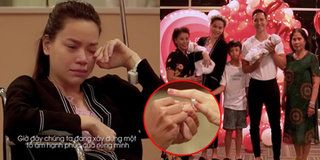 Hồ Ngọc Hà - Kim Lý cùng khóc nức nở vì hạnh phúc ở thời khắc cầu hôn
