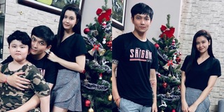 Tim - Trương Quỳnh Anh tái hợp cùng con trai trang trí nhà đón Noel