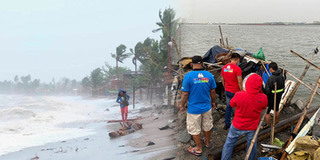 Hình ảnh cuồng phong, mưa lớn khi bão Goni càn quét Philippines
