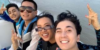 Suboi, Karik và Wowy hội tụ trên du thuyền sang chảnh sau "Rap Việt"