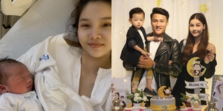 Cận mặt con trai thứ 2 vừa sinh nhà Kỳ Hân - Mạc Hồng Quân