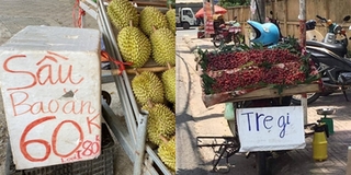 Hack não với biển hiệu "Việt hóa" của chủ quầy hoa quả vỉa hè