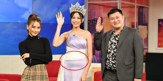 Tân Hoa hậu Đỗ Thị Hà bị "soi" eo kém thon trên sóng truyền hình