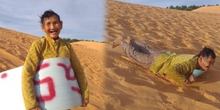 Hoàn cảnh xót xa của cụ bà 71 tuổi ở Mũi Né cho thuê ván trượt cát