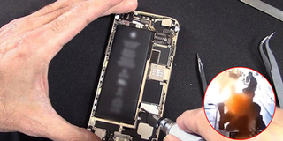 Đang thay pin, iPhone phát nổ làm người đàn ông bị bỏng mặt