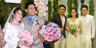 Không đến dự cưới, Lê Phương vẫn gửi hoa chúc mừng "tình cũ" Quý Bình