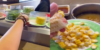 Cô gái chỉ cách “giết thời gian” khi ăn lẩu băng chuyền gây tranh cãi