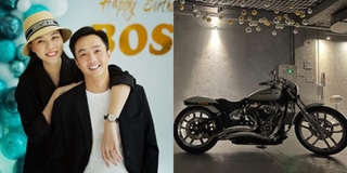 Đàm Thu Trang tặng chồng siêu mô tô trong dịp giáng sinh