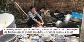 Muôn kiểu ra mắt nhà bạn trai: Nhất quyết không chịu rửa bát vì lạnh