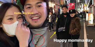 Thiếu gia tỷ phú Johnathan Hạnh Nguyễn ghi điểm khi đeo túi hộ bạn gái