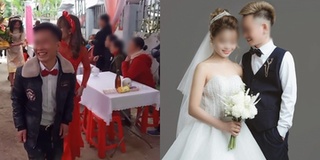 Xôn xao đám cưới ở Hà Tĩnh chú rể lấy vợ khi mới 15 tuổi