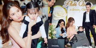 Ngọc Trinh mạnh tay sắm hàng hiệu tặng sinh nhật con gái nuôi 1 tuổi