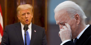 Tổng thống Trump không nhắc tên Joe Biden trong bài phát biểu tạm biệt