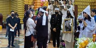 Sao Việt nghẹn ngào đến dự đám tang của Vân Quang Long ở Việt Nam